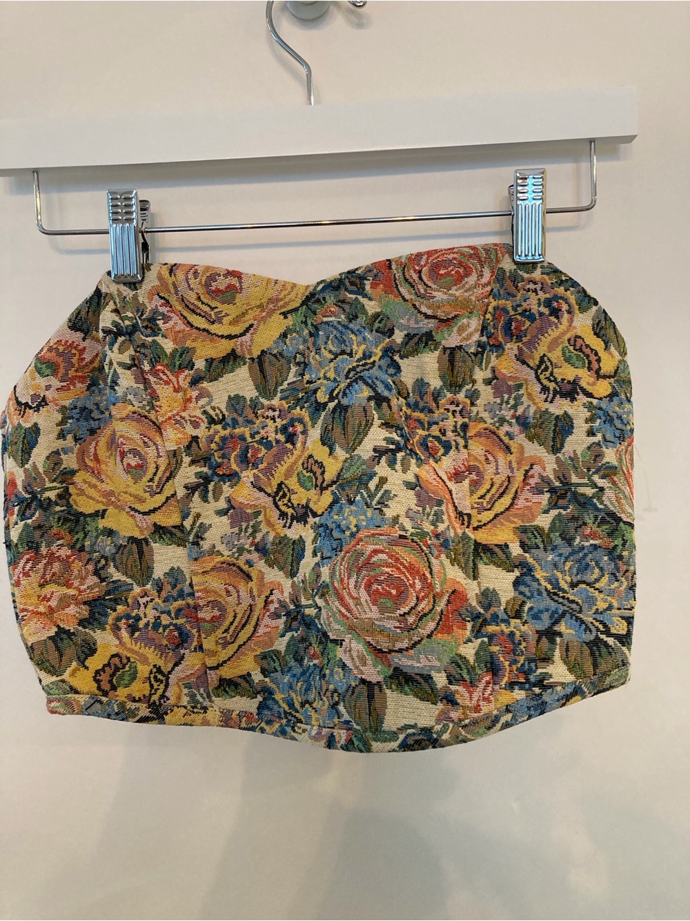 Altar’d State Like New Floral Tapestry Top in Multicolor